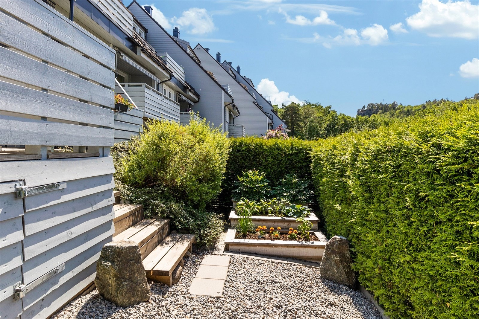 Ikke den største plassen for deg med grønne fingre, men god plass for deg som ønsker prøve deg Galleribilde