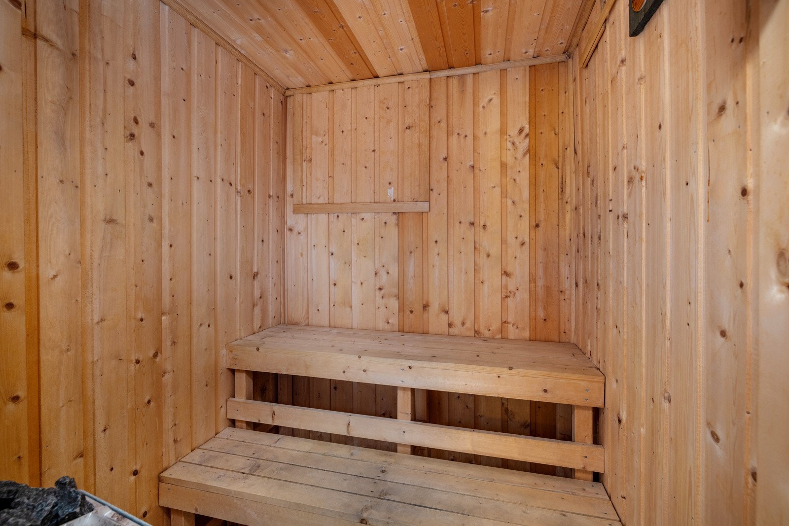 I kjelleren er det badstu. Galleribilde