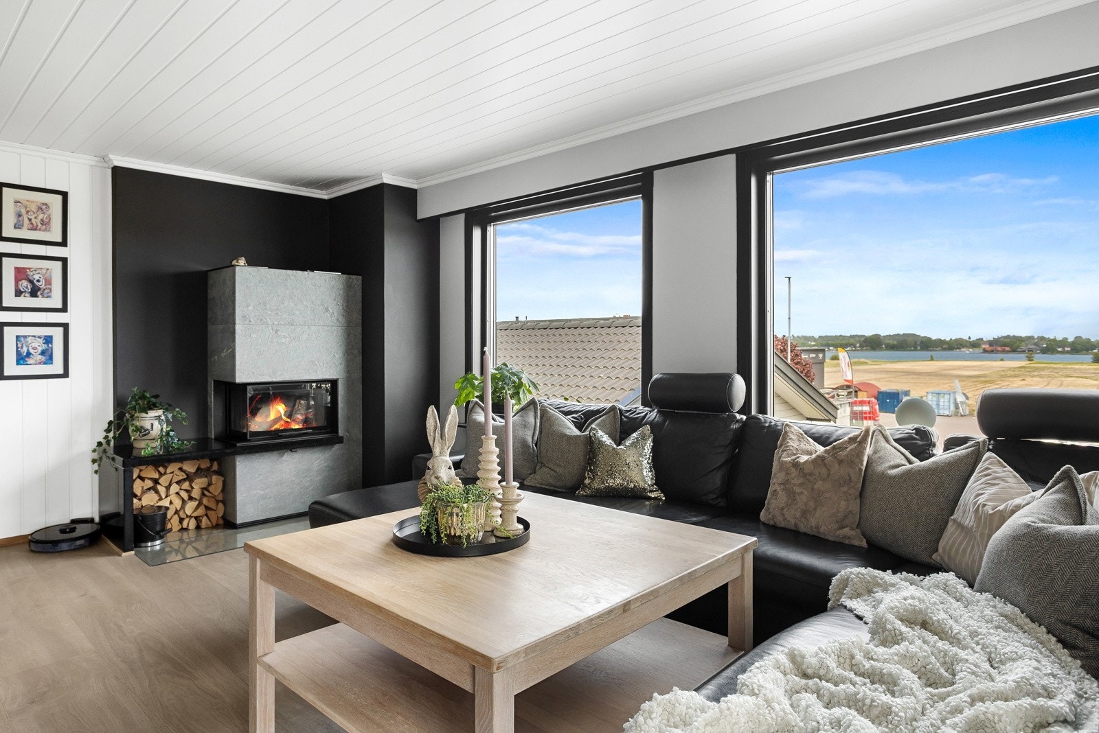 Herlig utsyn fra stuen Galleribilde