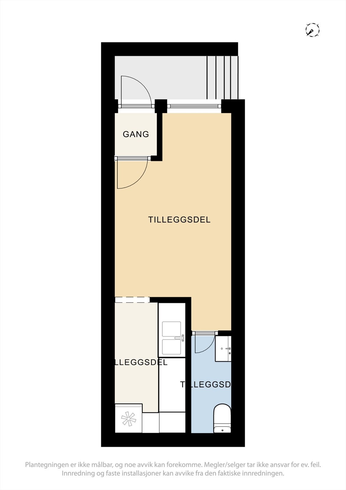 Plantegning kjeller under tilbygg Galleribilde