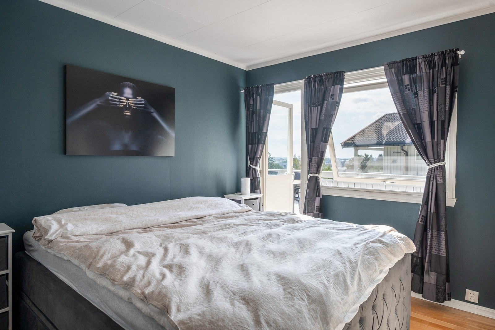 Hovedsoverommet i hovedetasjen. Galleribilde