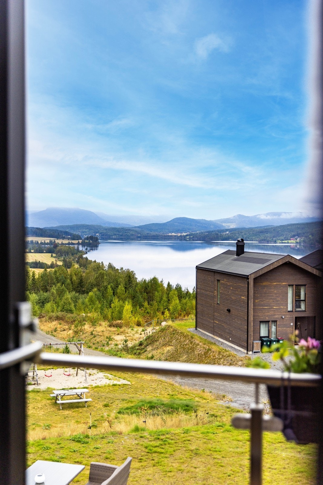 Utsiktsbilde fra balkongen. Galleribilde