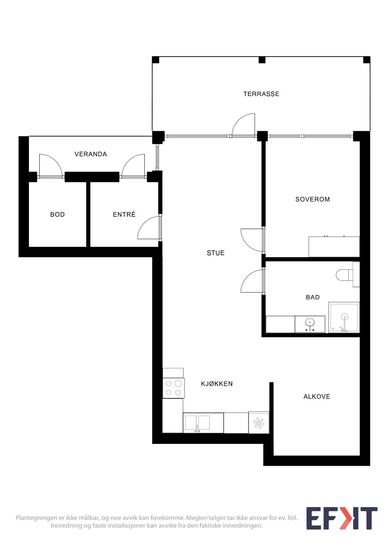 Plantegning Galleribilde