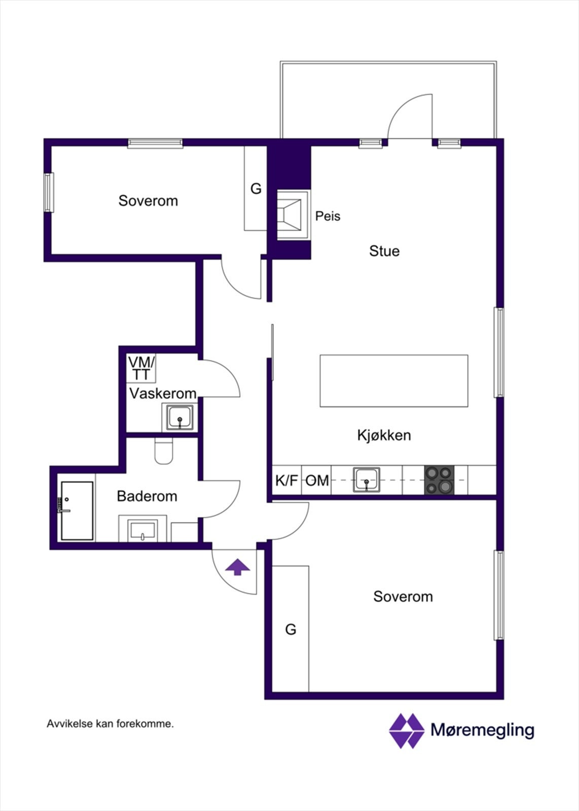 Plantegning Galleribilde