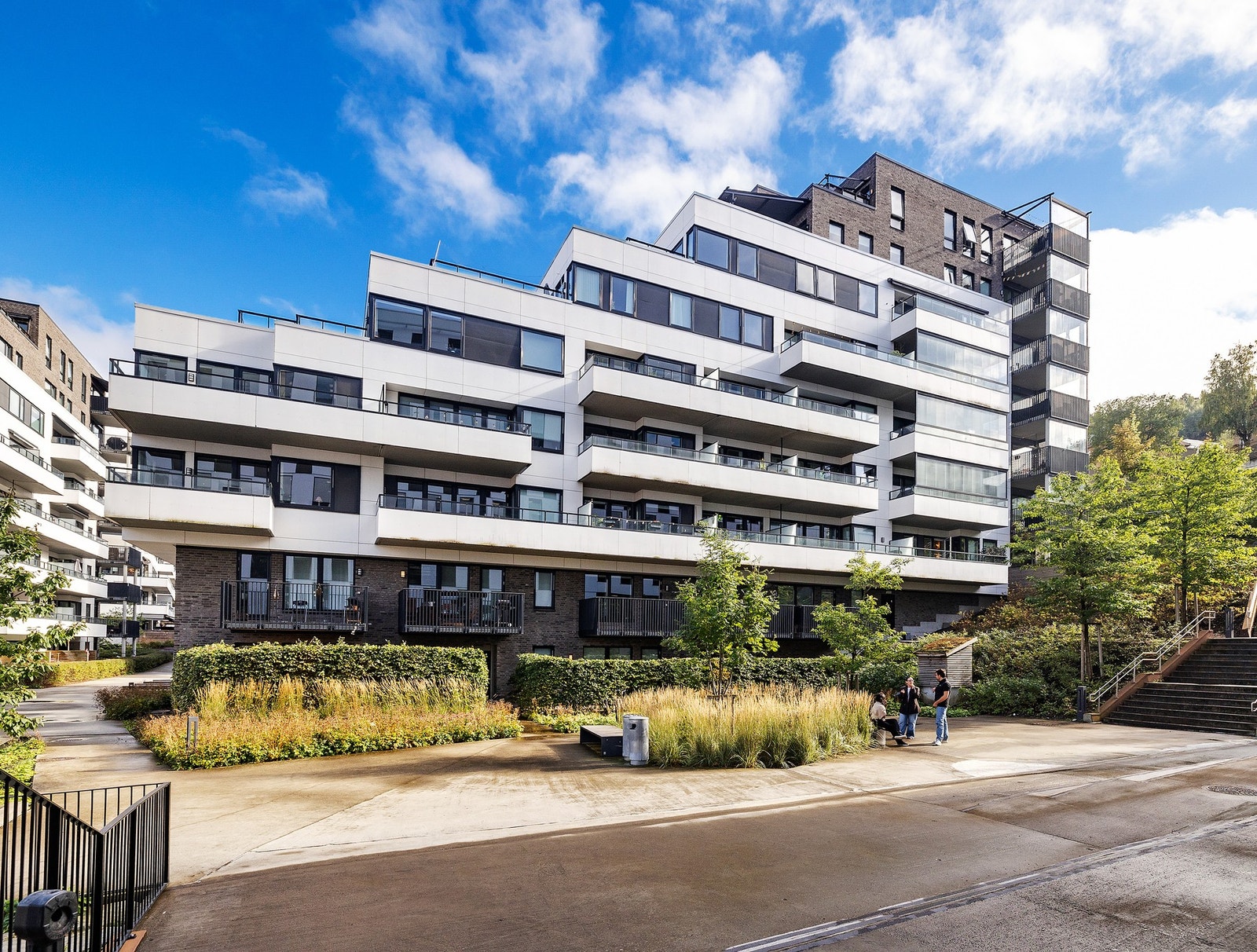 Fasade av blokken. Galleribilde