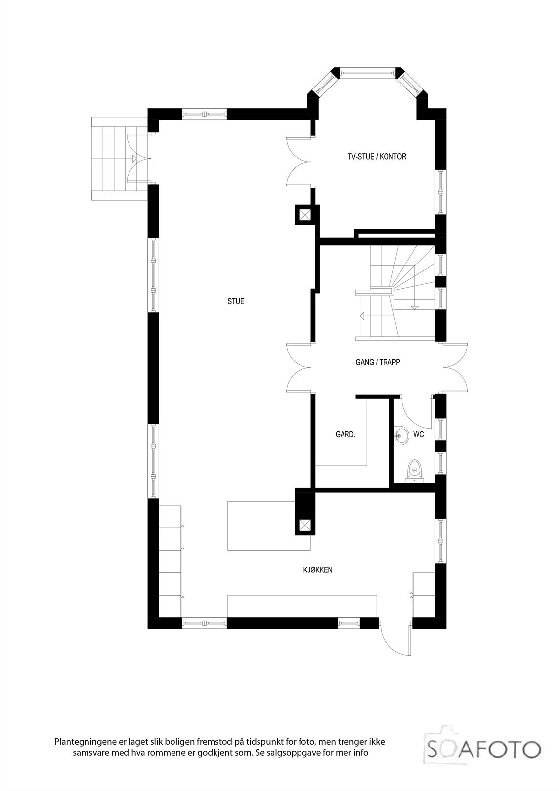 Nedre Tordenskjolds gt. 11 - 1. etasje Galleribilde