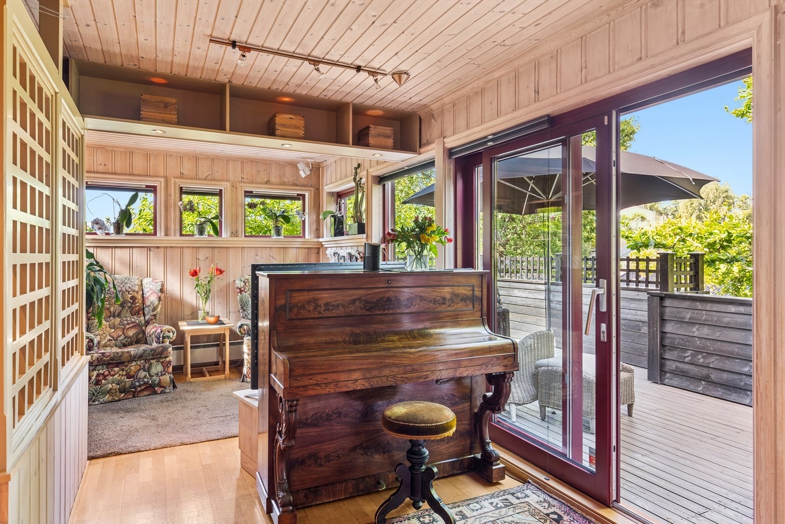 Stuen er smart innredet. Galleribilde