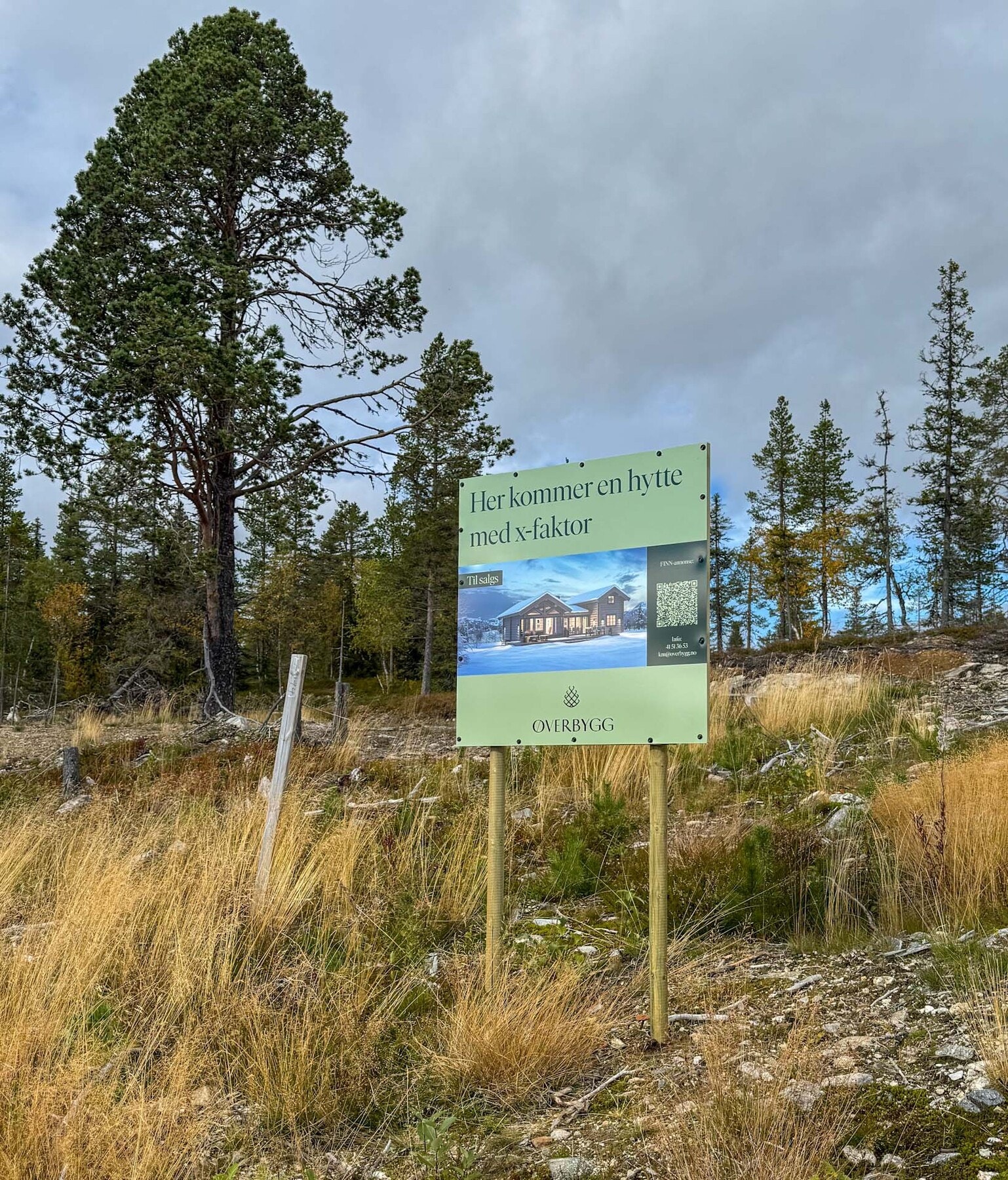 Tomta er skiltet Galleribilde