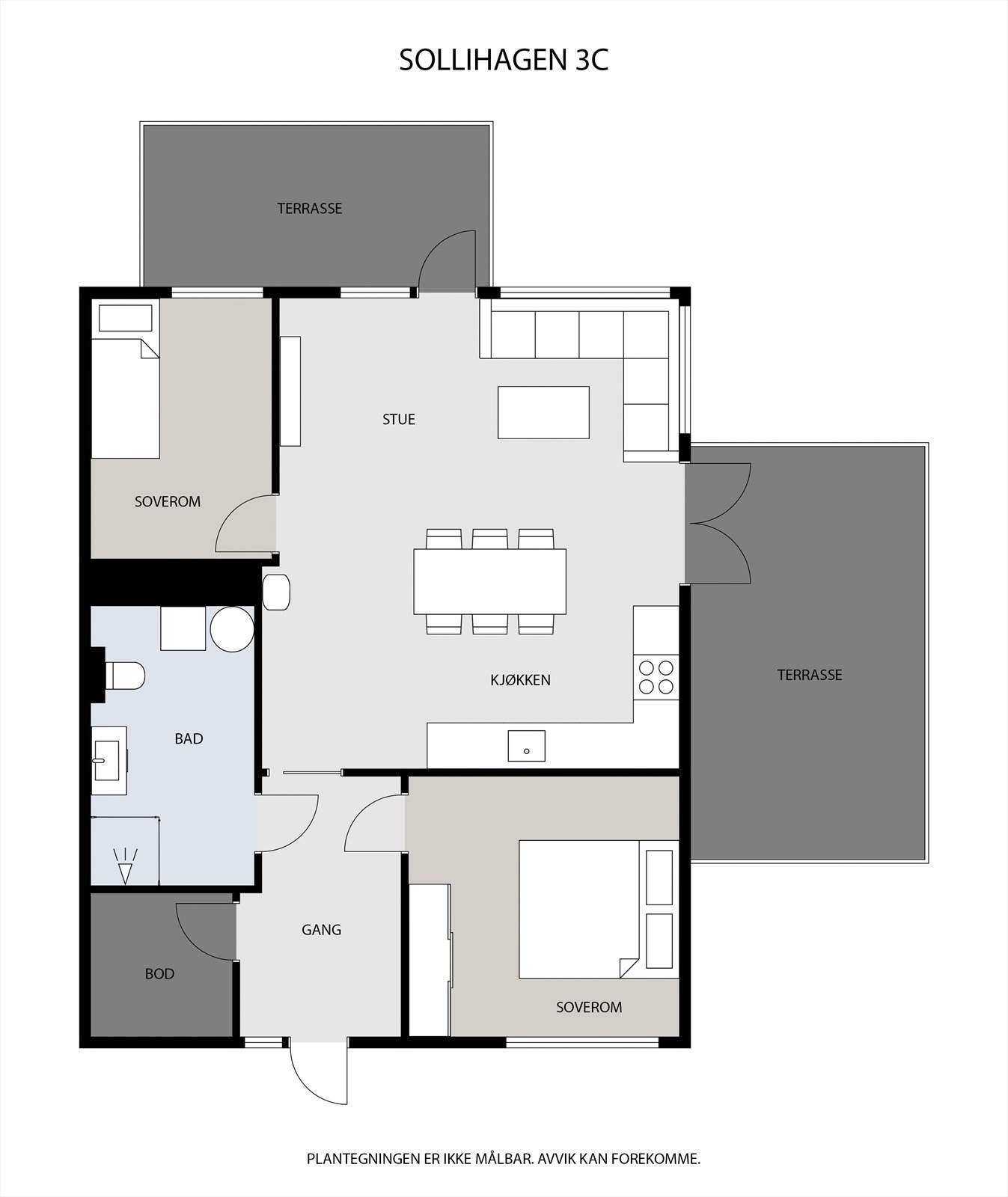 Plantegning Galleribilde