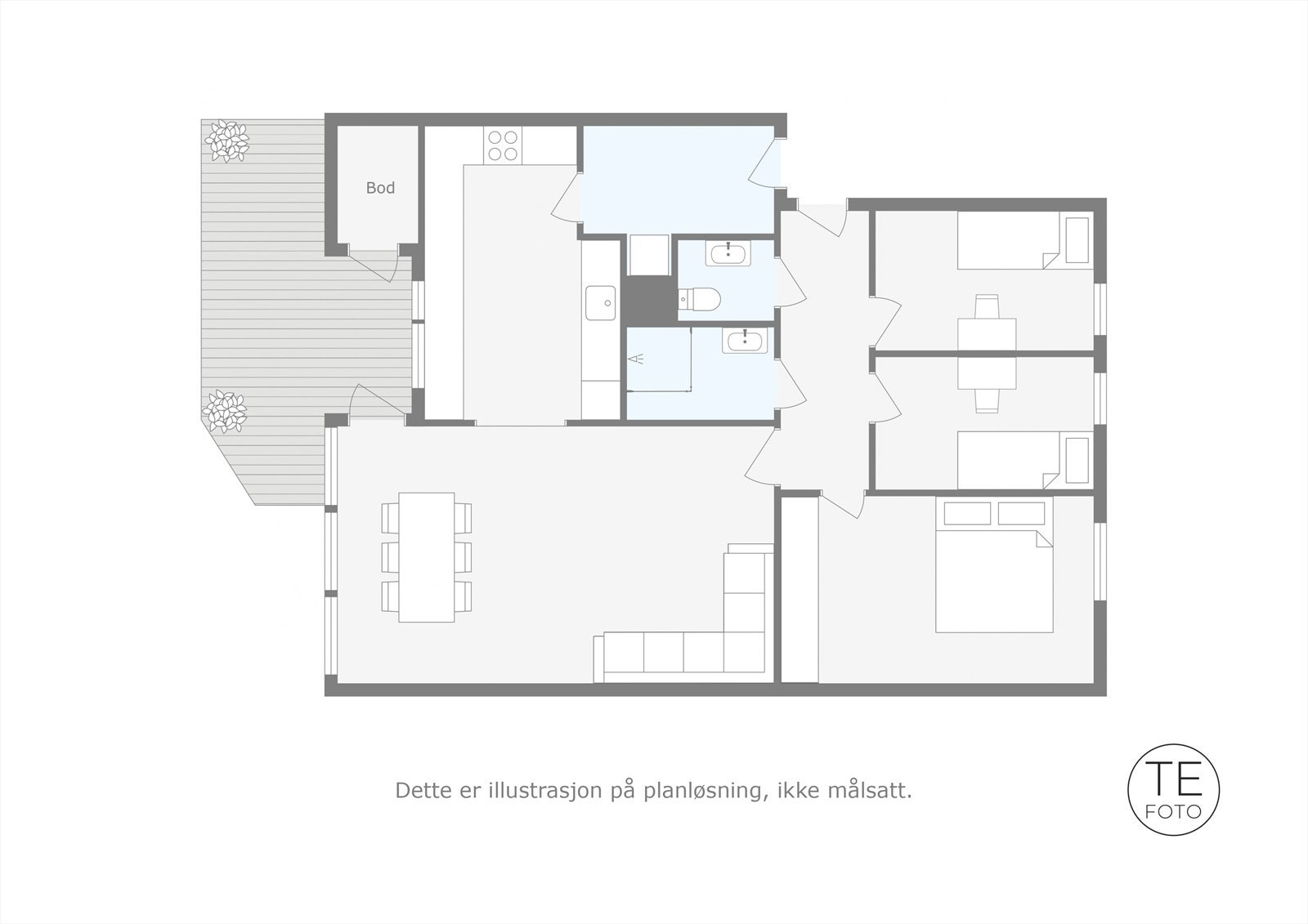 Plantegning Galleribilde