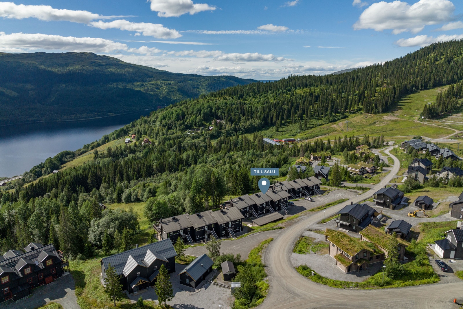 Områdesbild med vy i sydväst Galleribilde