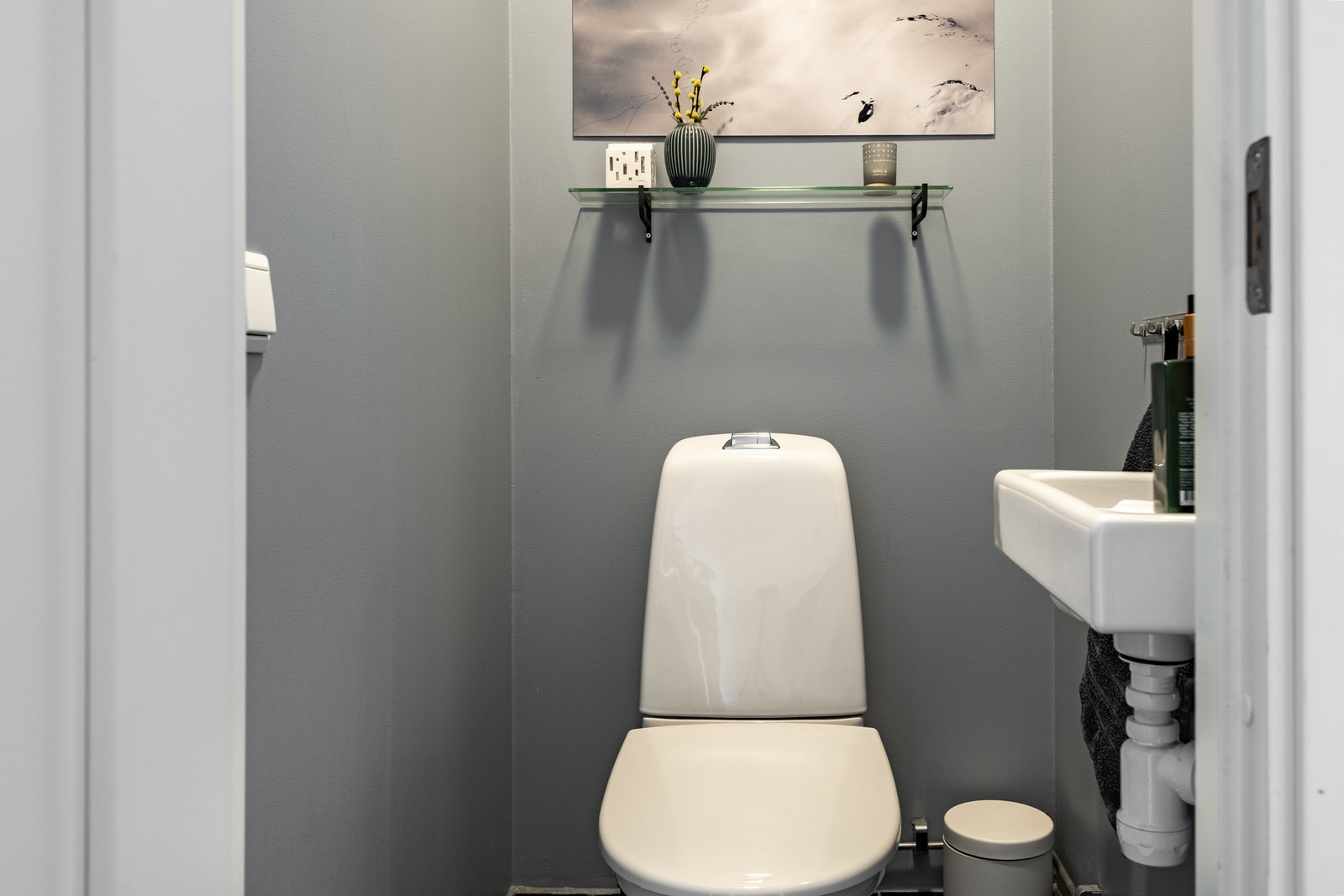 Gäst-wc i anslutning till hallen Galleribilde