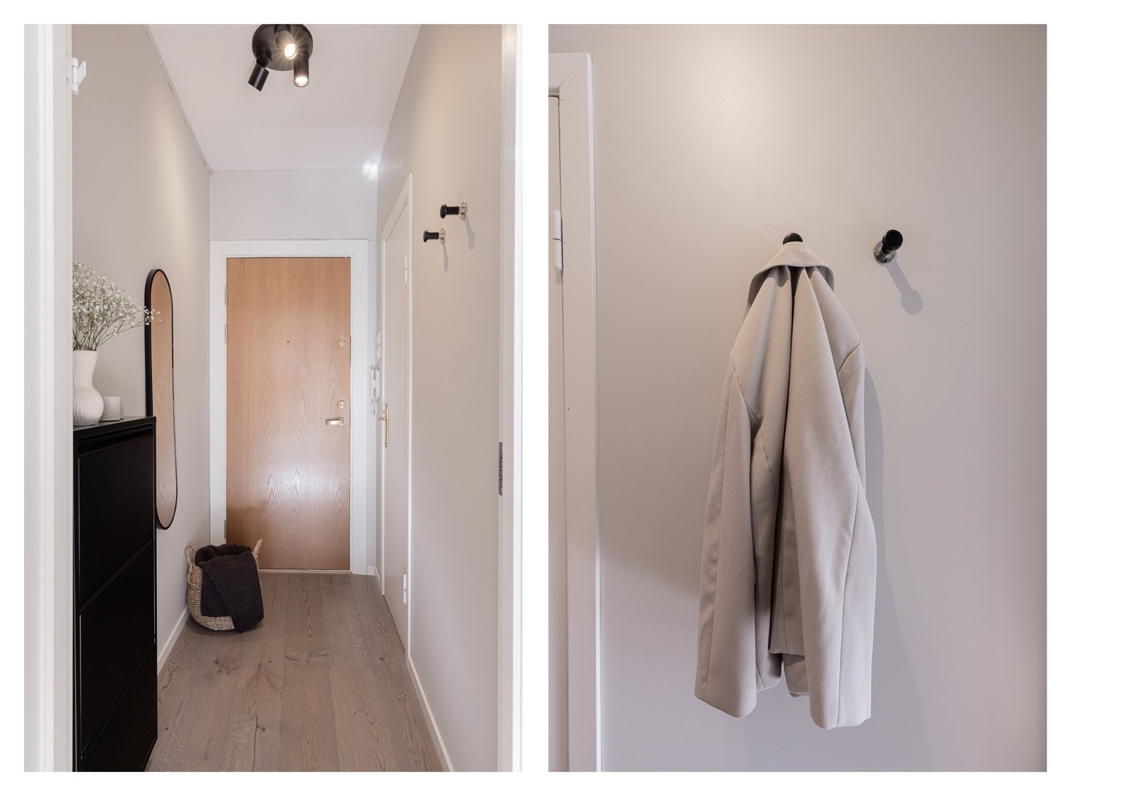 Det er felles vaskekjeller med vaskemaskin og eget tørkerom. Galleribilde