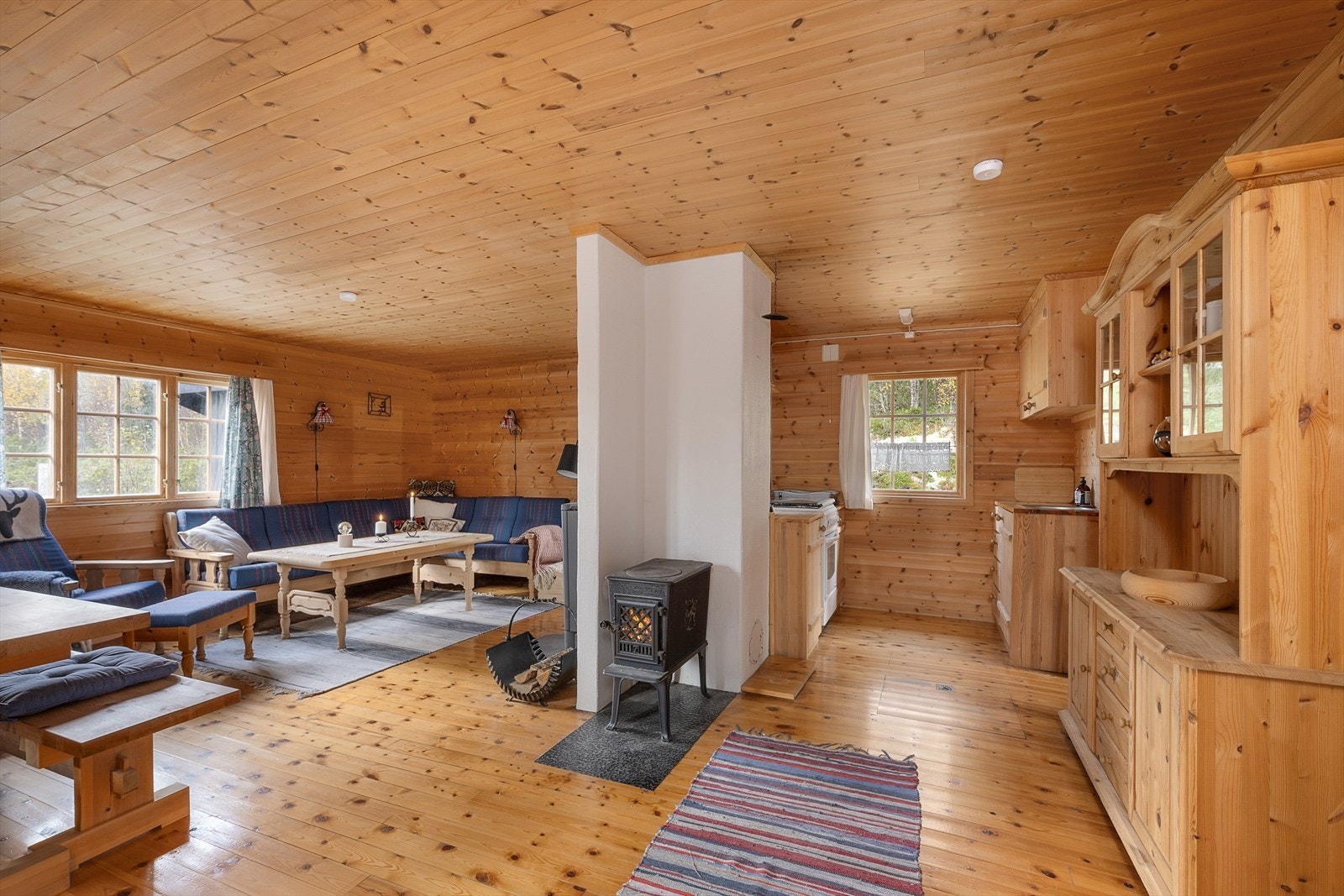 Den gode utformingen gir deg mulighet til å innrede oppholdsrommet etter eget ønske. Galleribilde