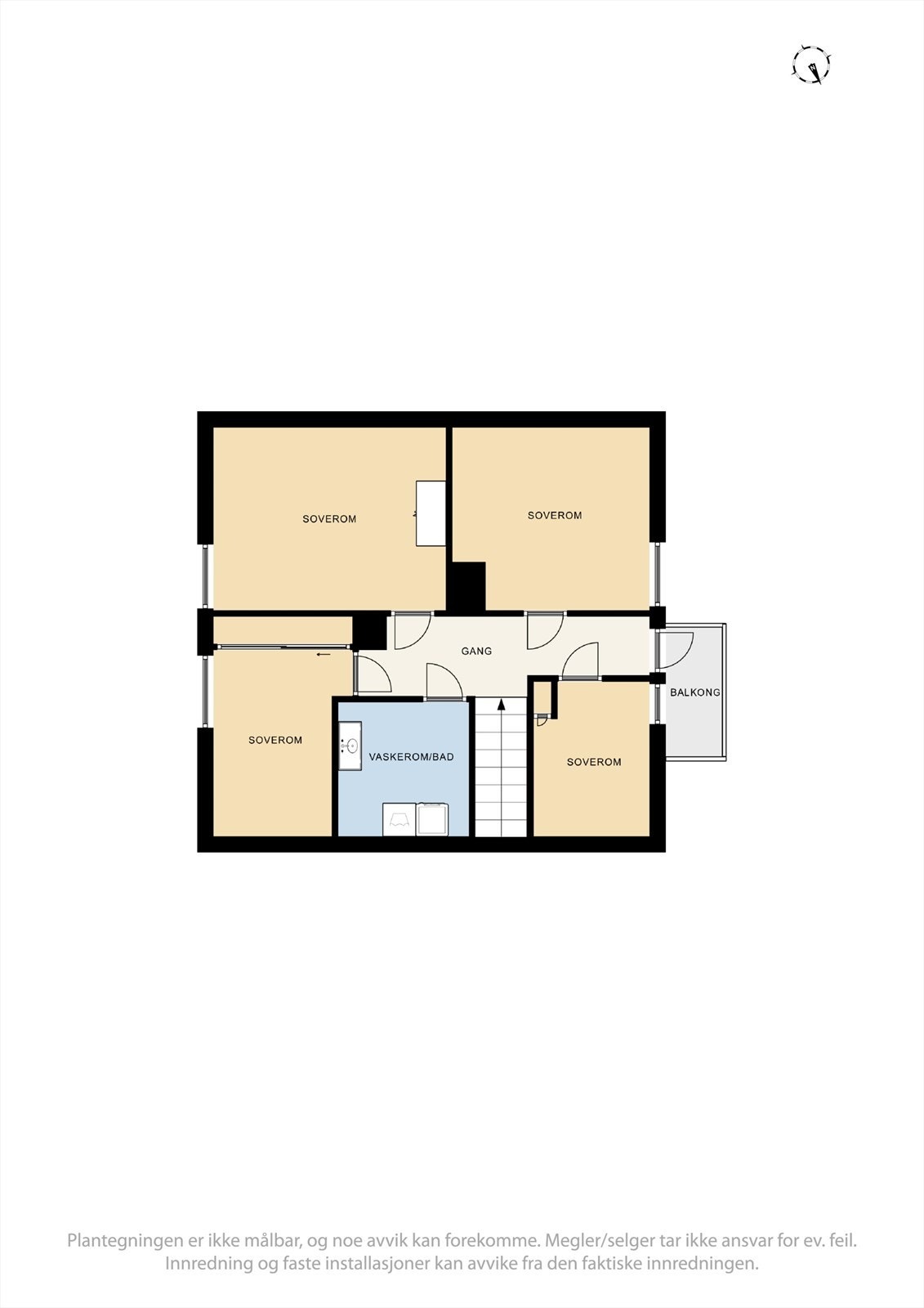 Plantegning 2. etasje Galleribilde