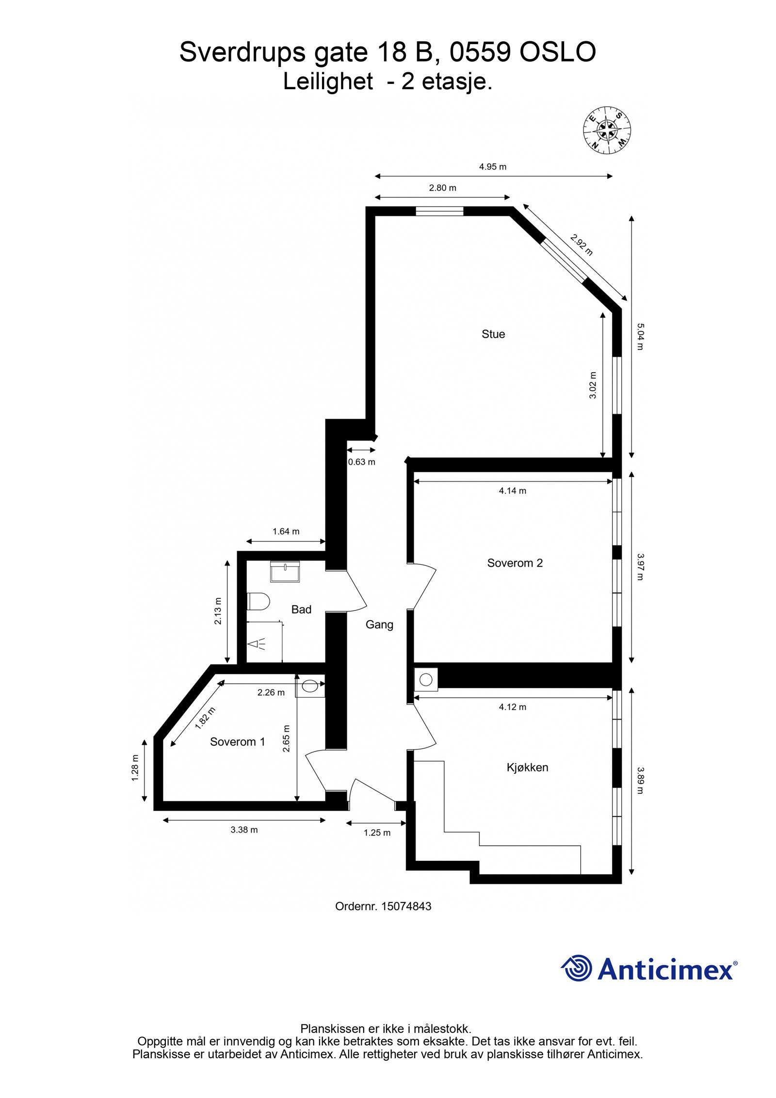 Planskisse. Galleribilde