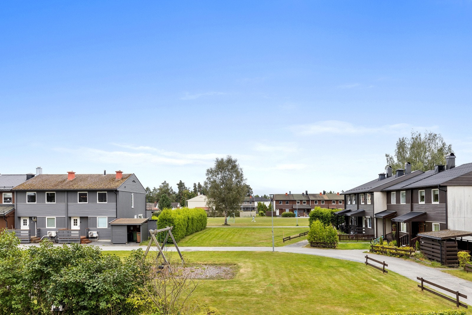 Utsikt fra terrasse. Galleribilde