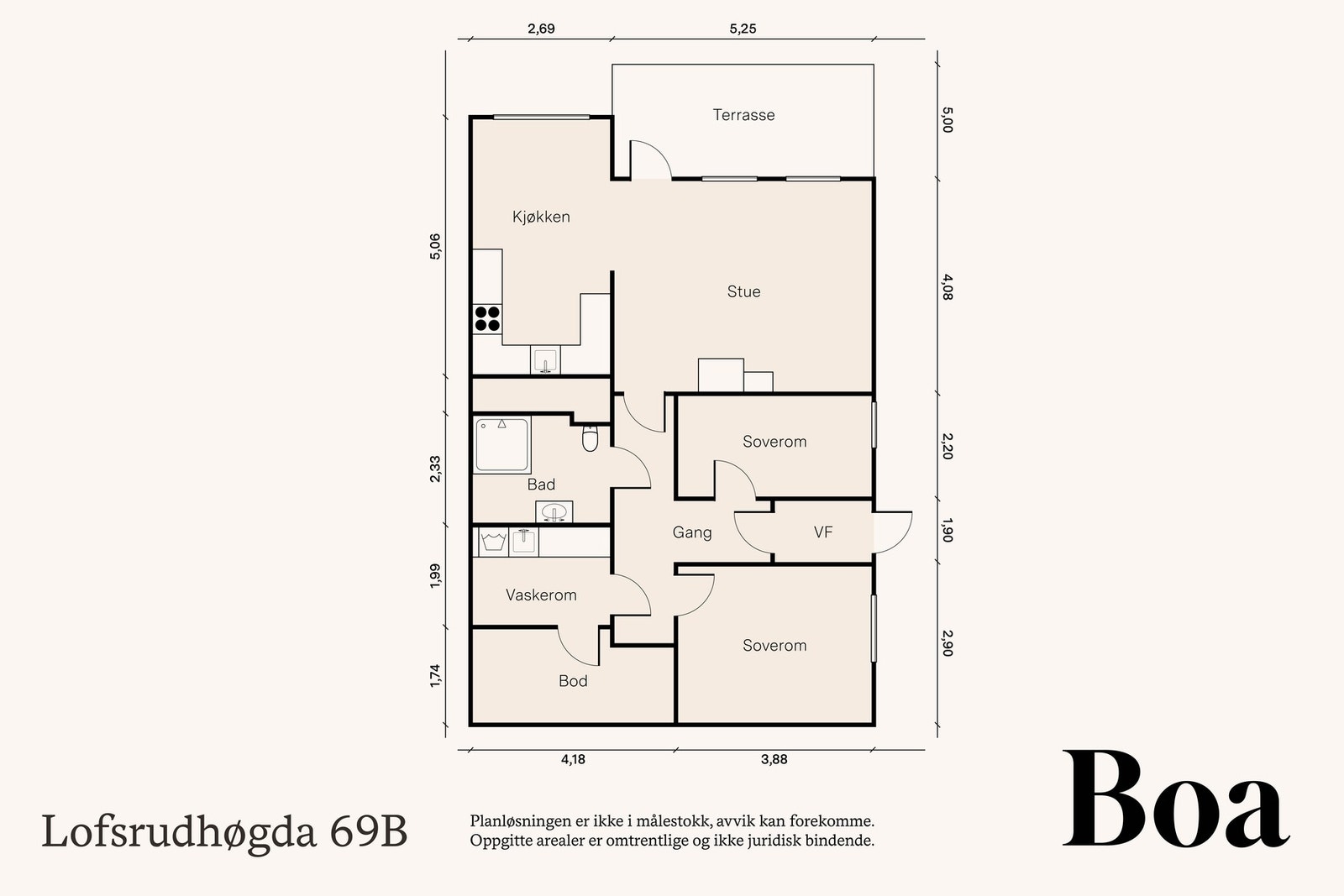 Plantegning Galleribilde