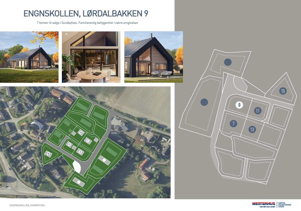 Lørdalbakken 9 - Pris 1.350.000;- Areal ca 705m2