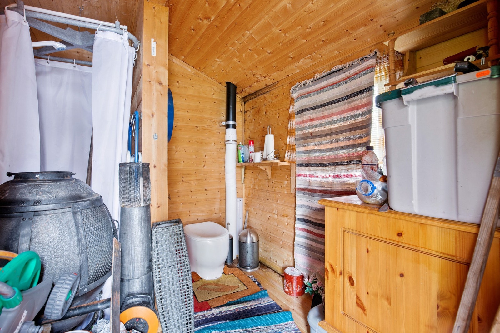 "Do hytta" Her er også en dusjløsning. Galleribilde