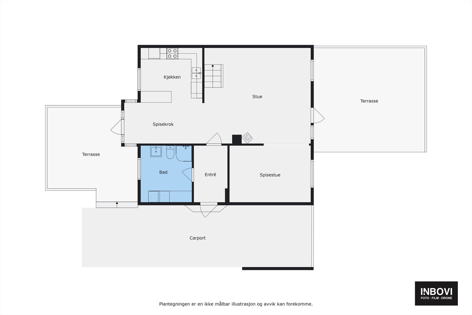 Plantegning 1. etasje Galleribilde