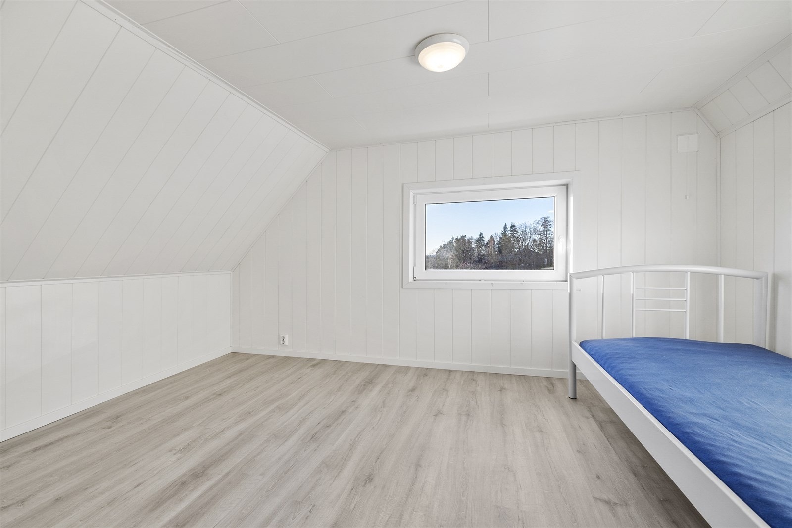 Innredet rom brukes i dag som soverom Galleribilde