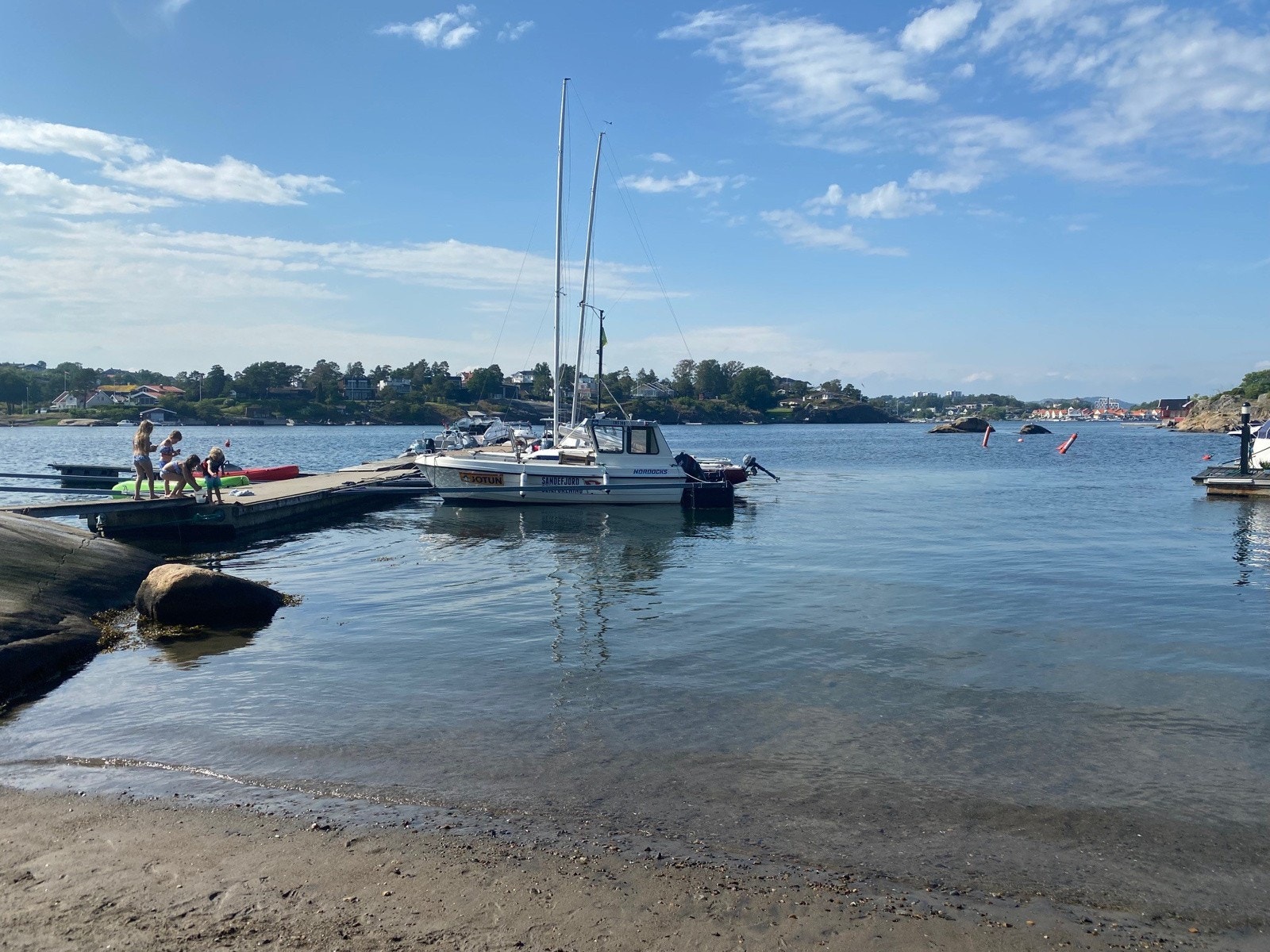 Seilerholmen er barnevennlig og er ett populært utfartsted for befolkningen i bydelen Galleribilde