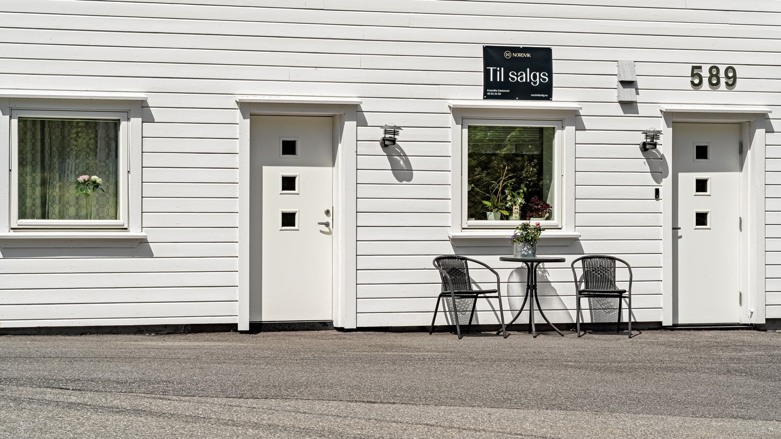 Hybelen har adkomst ved siden av hovedenheten Galleribilde