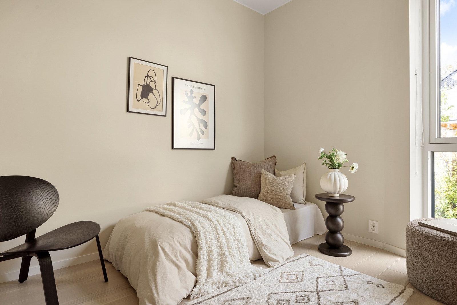 Det er også plass til skrivepult eller annet møblement barna skulle ønske eller trenge. Galleribilde