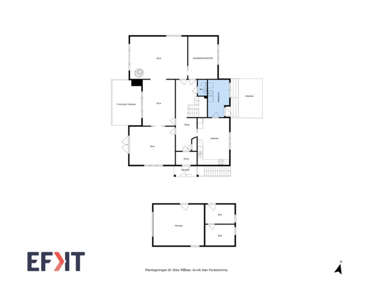 Plantegning for hovedplan. Galleribilde
