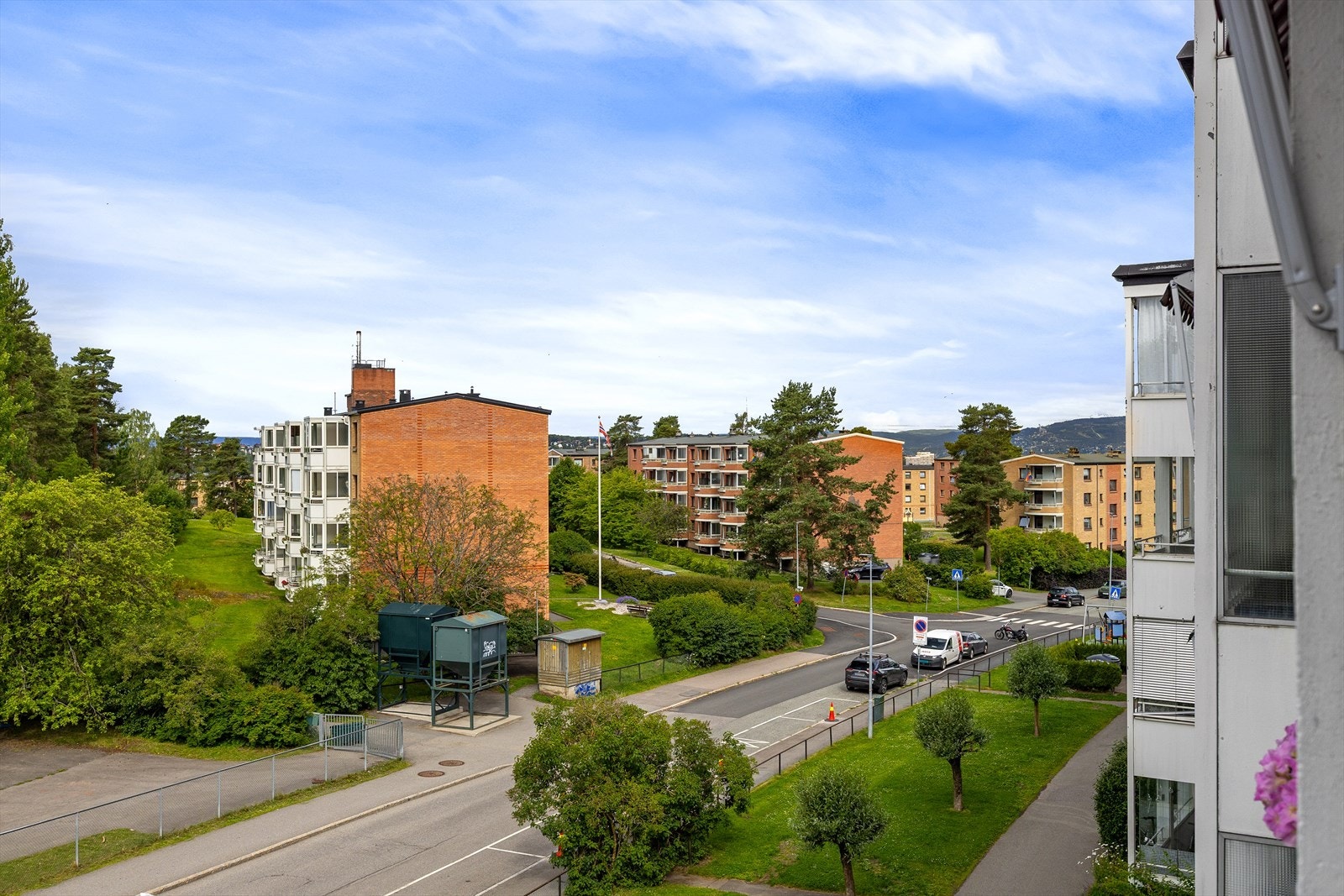 Fantastiske solforhold midtsommers. Galleribilde