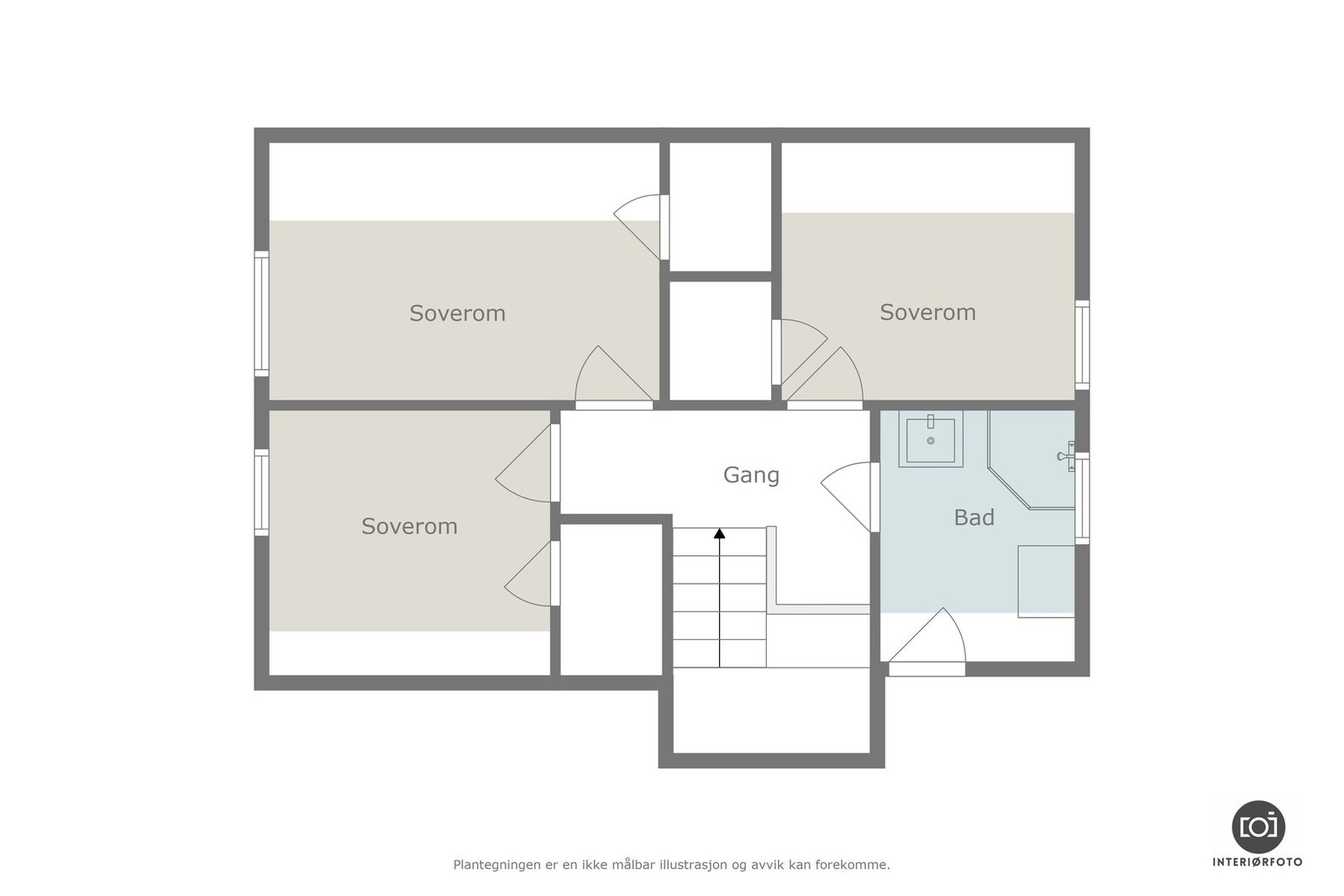 Plantegning 2.etasje. Galleribilde