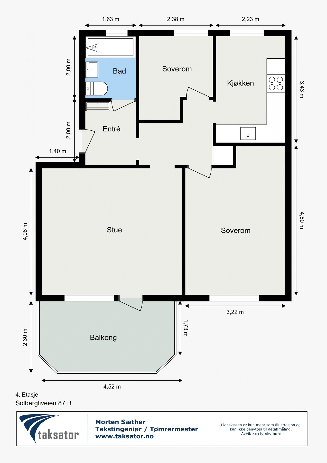 Plantegning Galleribilde