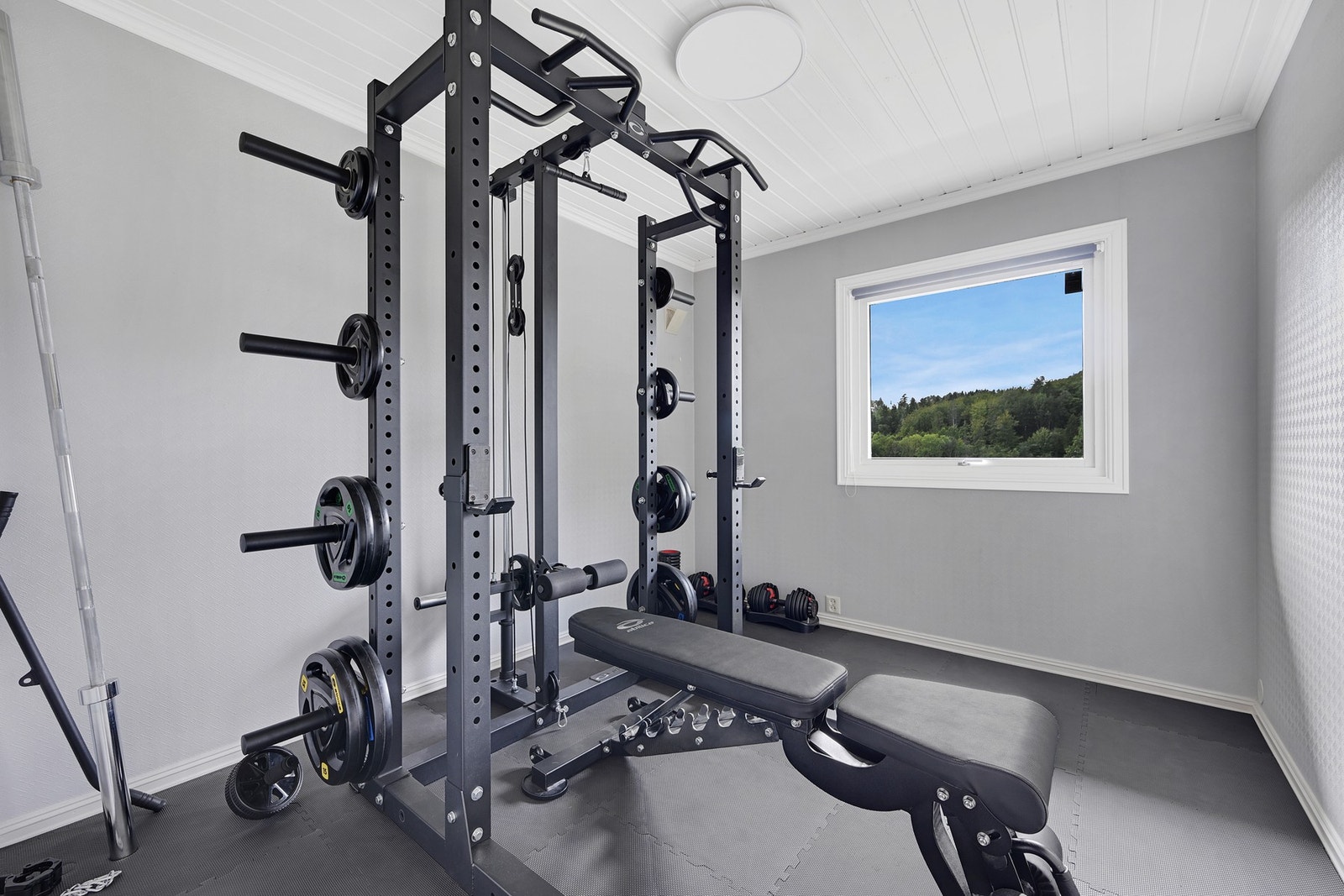 Soverom nr. 2 - benyttes i dag som treningsrom. Galleribilde