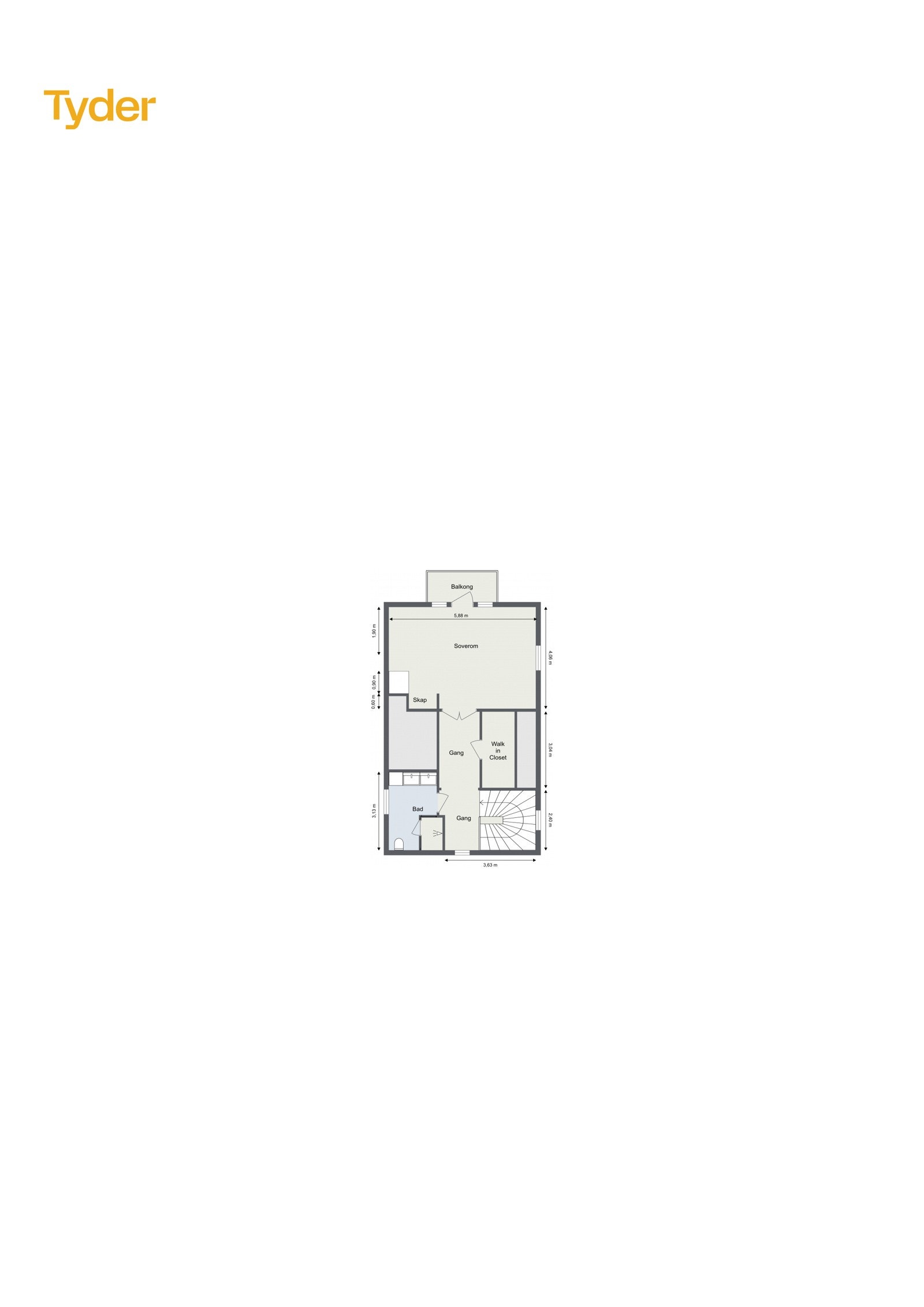 Plantegning 2. etasje.