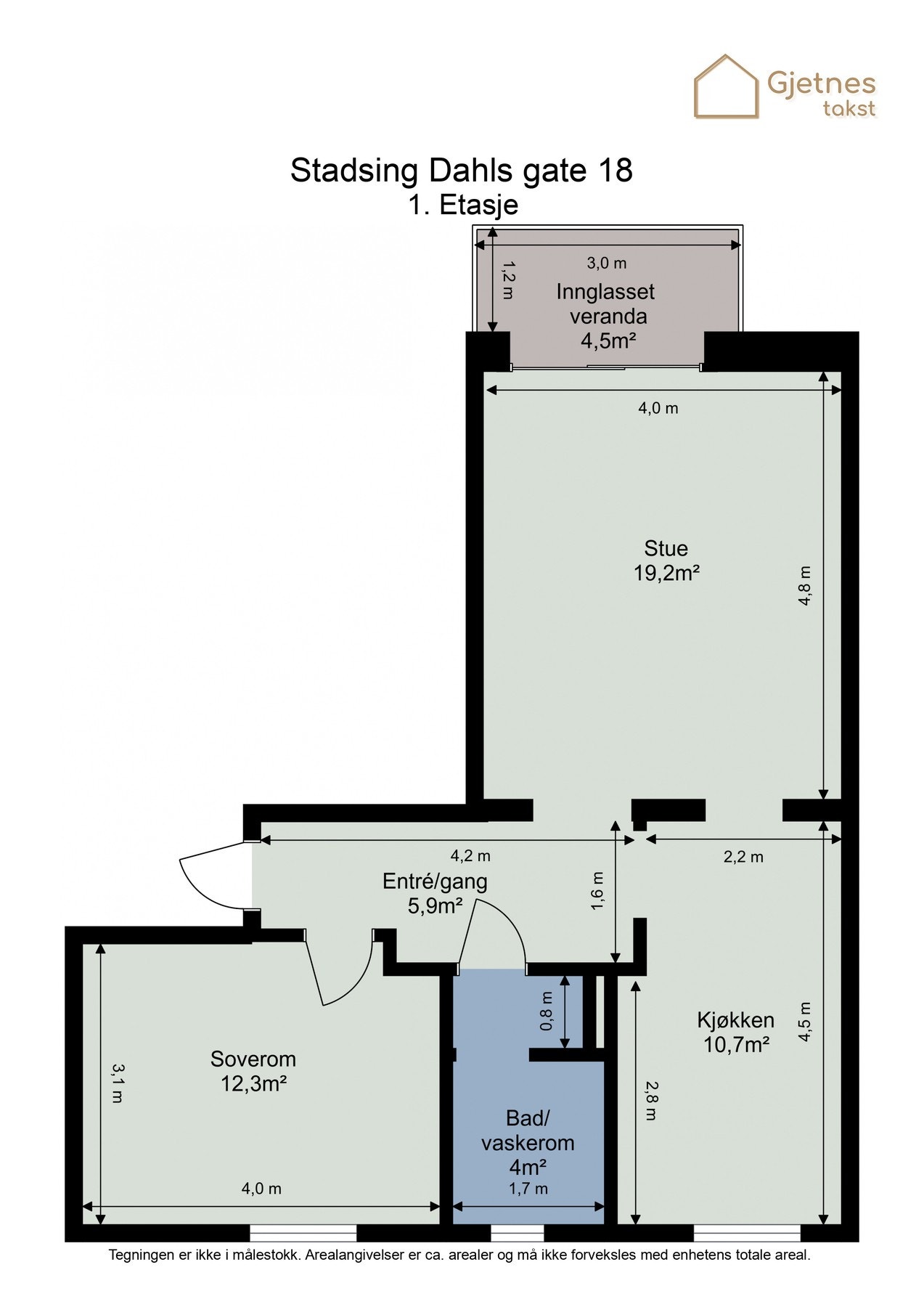 Plantegning. Galleribilde