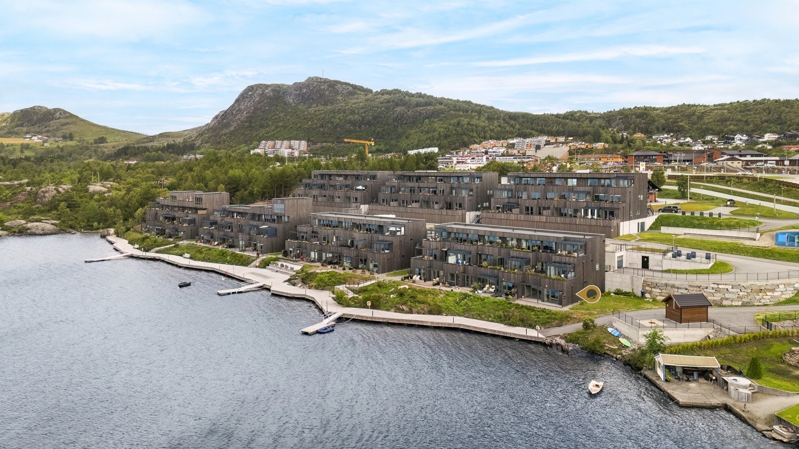 Nydelig endebeliggenhet i prosjektet "Vannkanten" tett på Aksdalsvannet Galleribilde