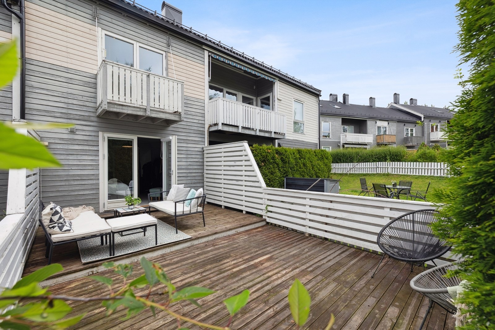 Flott terrasseområde! Galleribilde