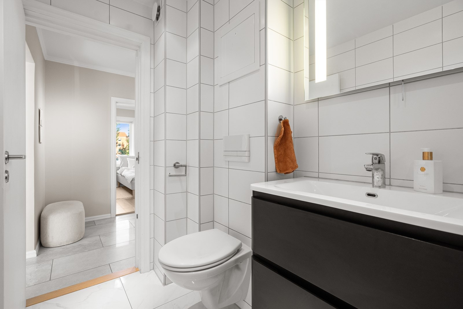 Badet ble modernisert i regi av borettslaget i 2014/2015 og ytterligere oppgradert av tidligere eier i 2020. Galleribilde