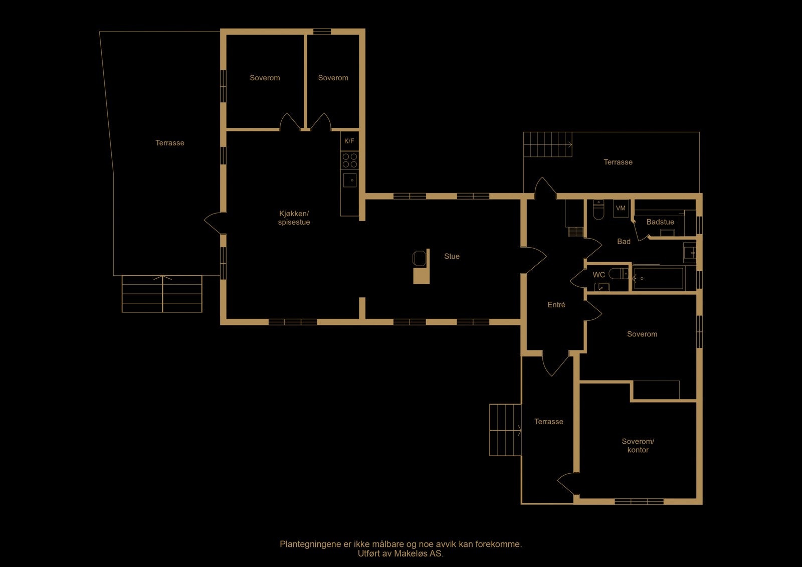 Plantegning (illustrasjon, avvik kan forekomme) Galleribilde