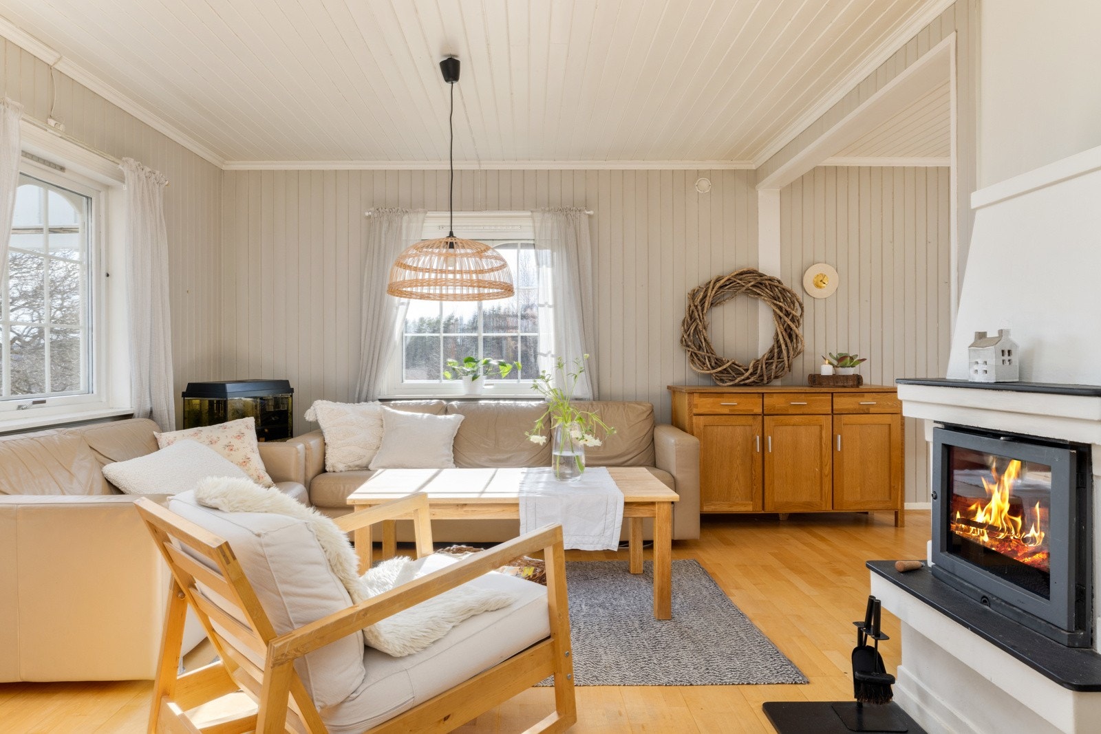 Her kan du skape hyggelige kvelder med familie eller venner. Galleribilde