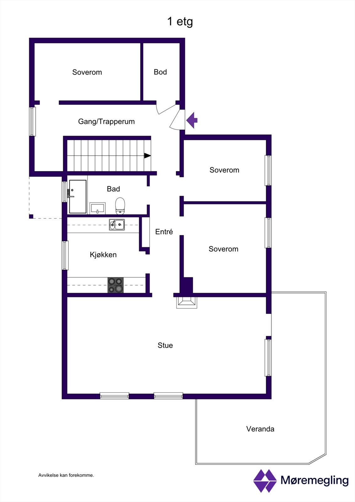 Plantegning 2D Galleribilde
