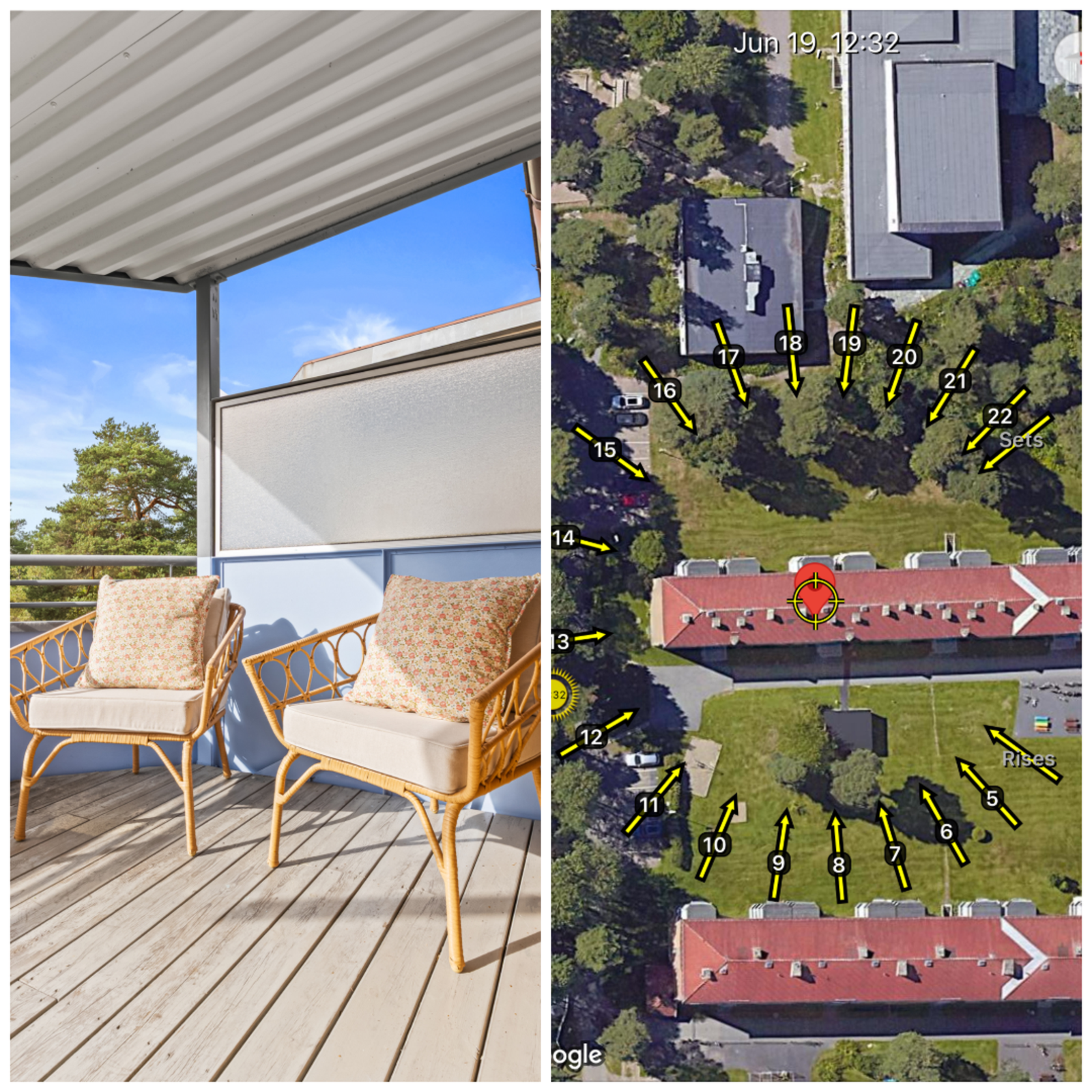 Svært gode solforhold! På balkongen er det tillatt med gass- eller elektrisk grill. Galleribilde