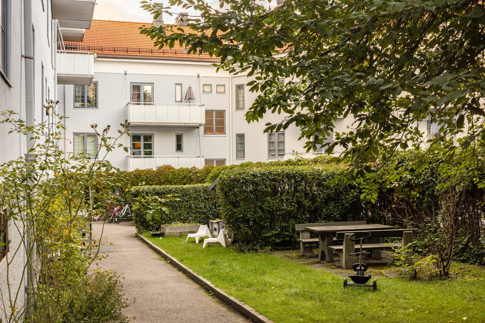 Sameiet har en flott og frodig bakgård Galleribilde