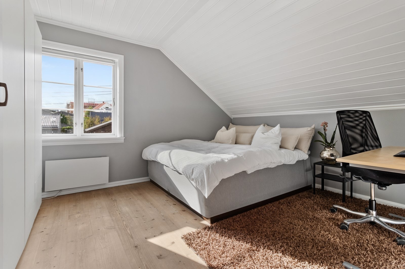 Soverom 4 - fleksibelt rom som kan brukes som barnerom, gjesterom eller kontor. Galleribilde