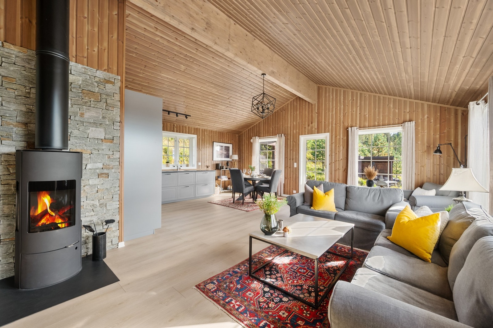 Hytta holder en gjennomgående høy standard. Galleribilde