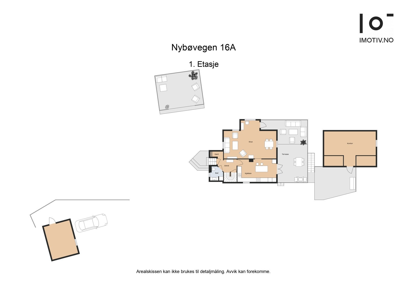 Plantegning 1. etg. Galleribilde