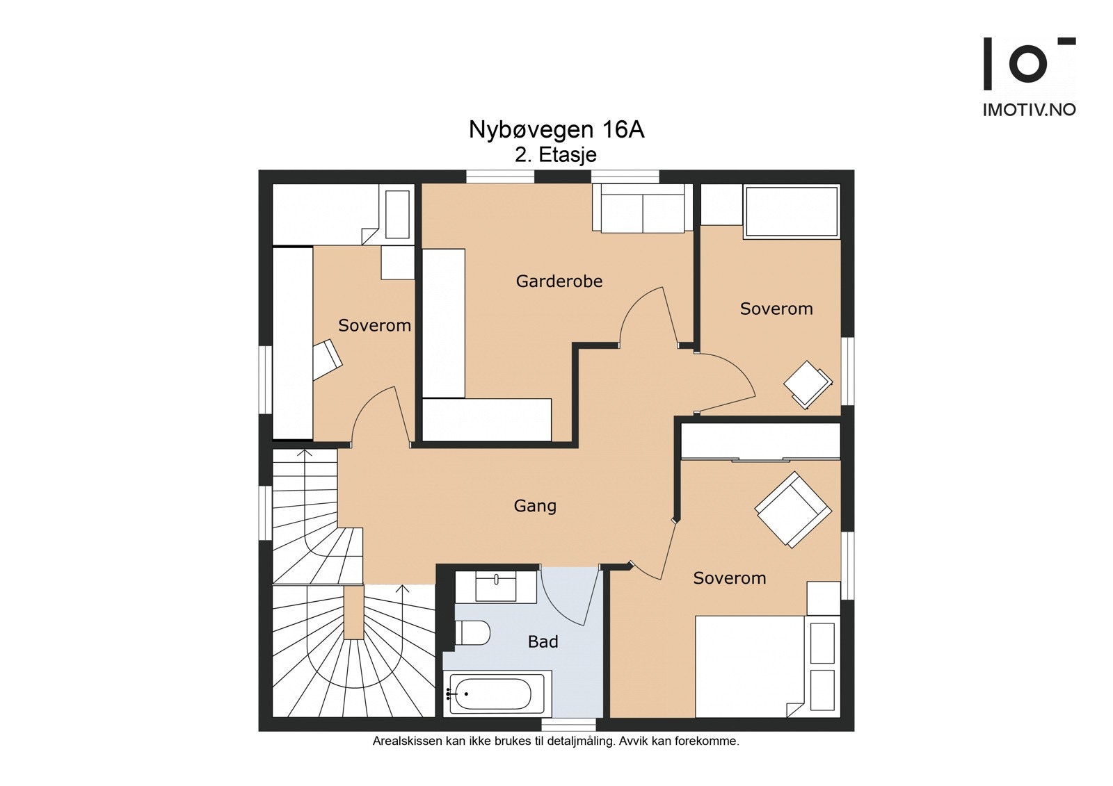 Plantegning 2 etg. Galleribilde