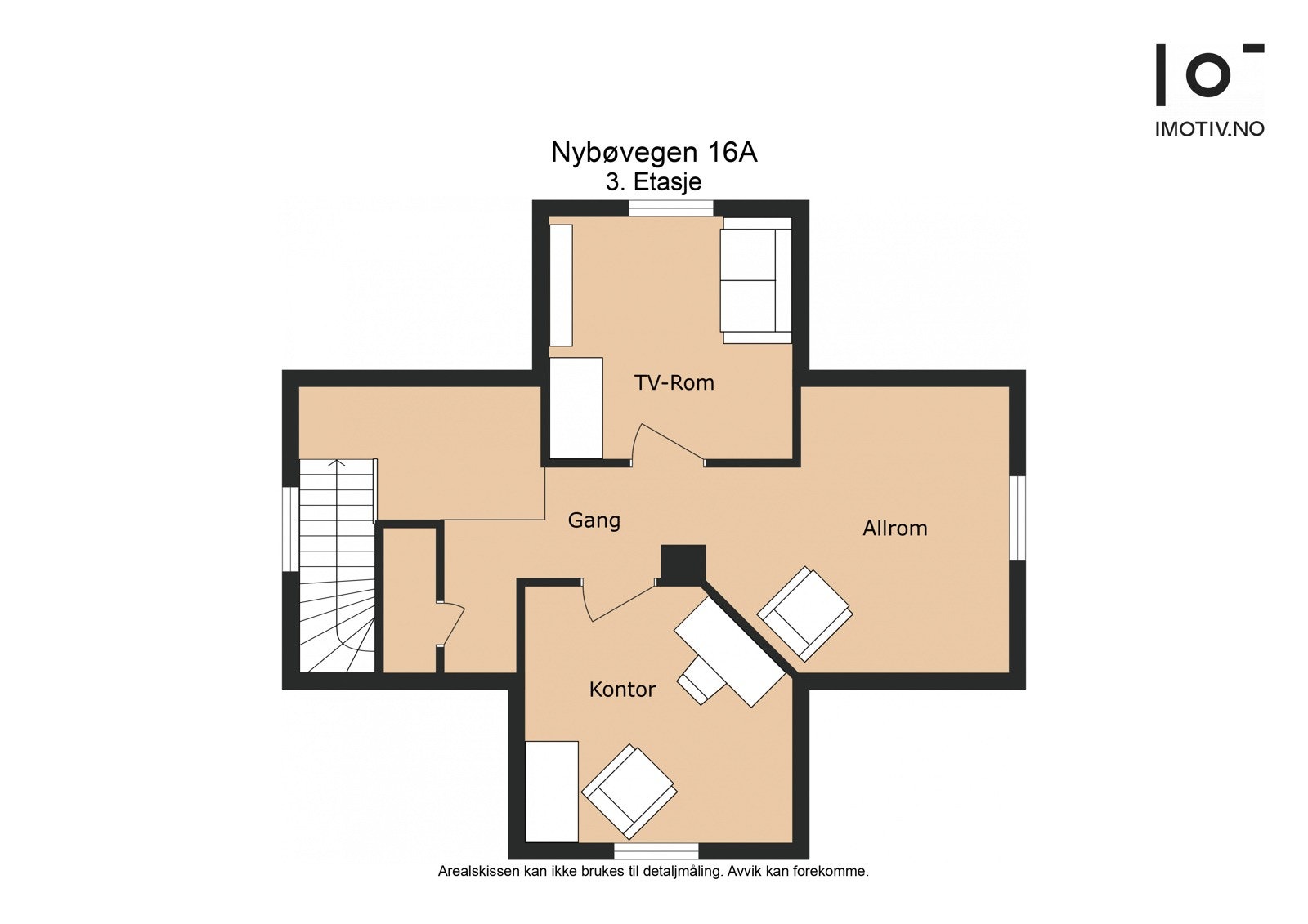 Plantegning loft etg. Galleribilde