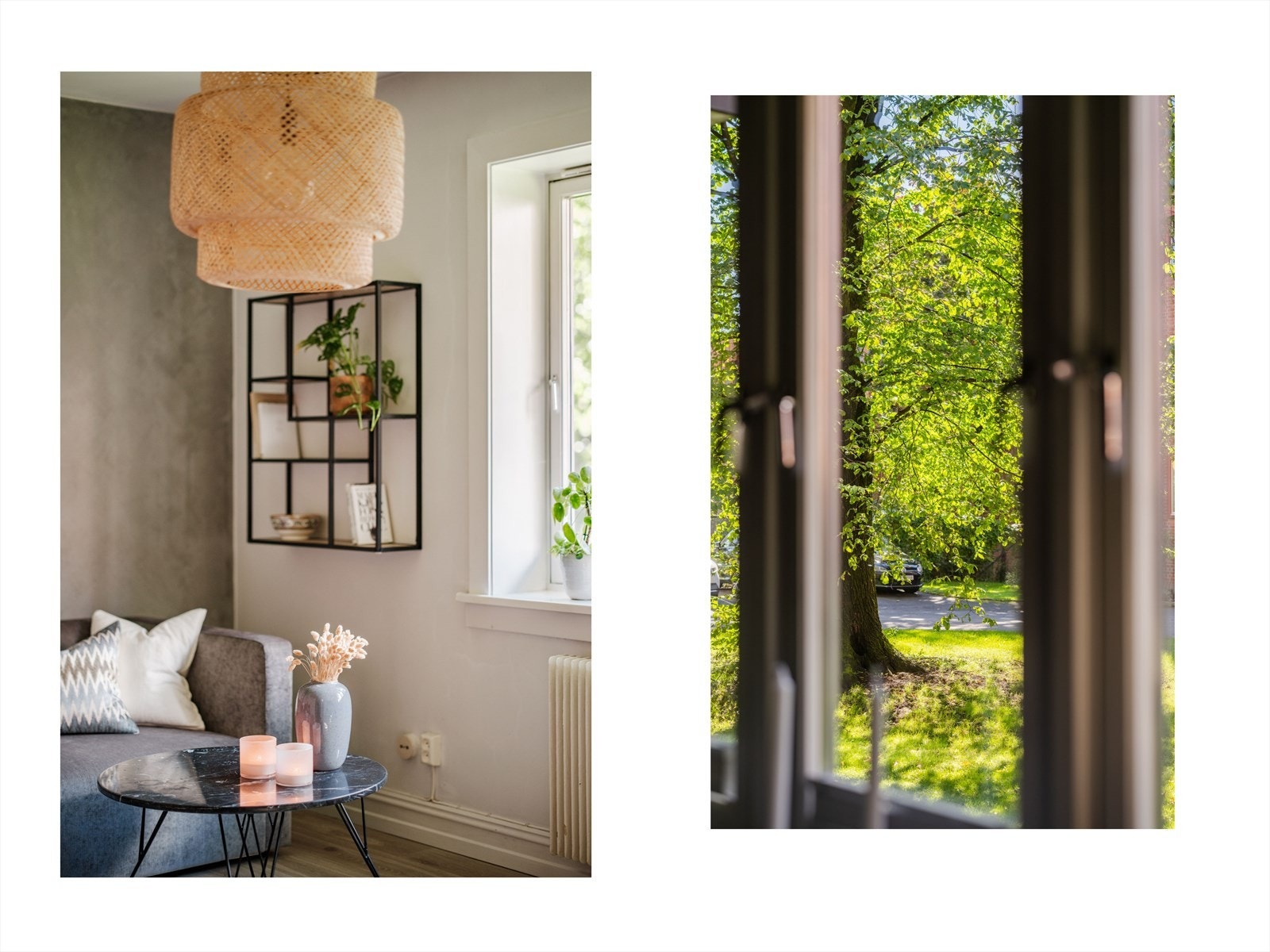 Legg merke til den hyggelige utsikten man har fra vinduene. Galleribilde